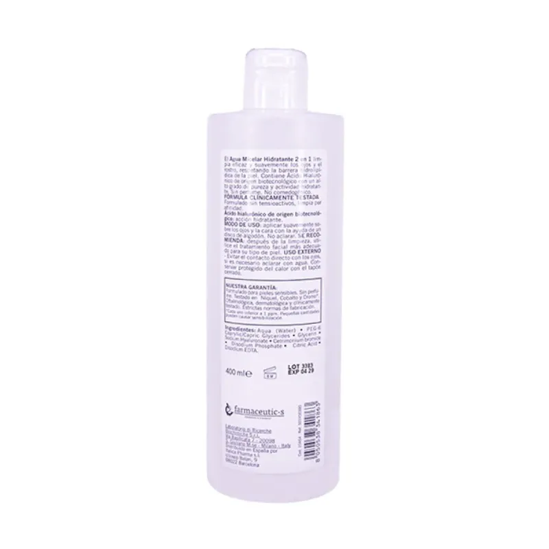 Axovital Solución Micelar Rostro y Ojos 400 ml | Farmacia Barata Axovital Solución Micelar Rostro y Ojos 400 ml | Farmacia Barata