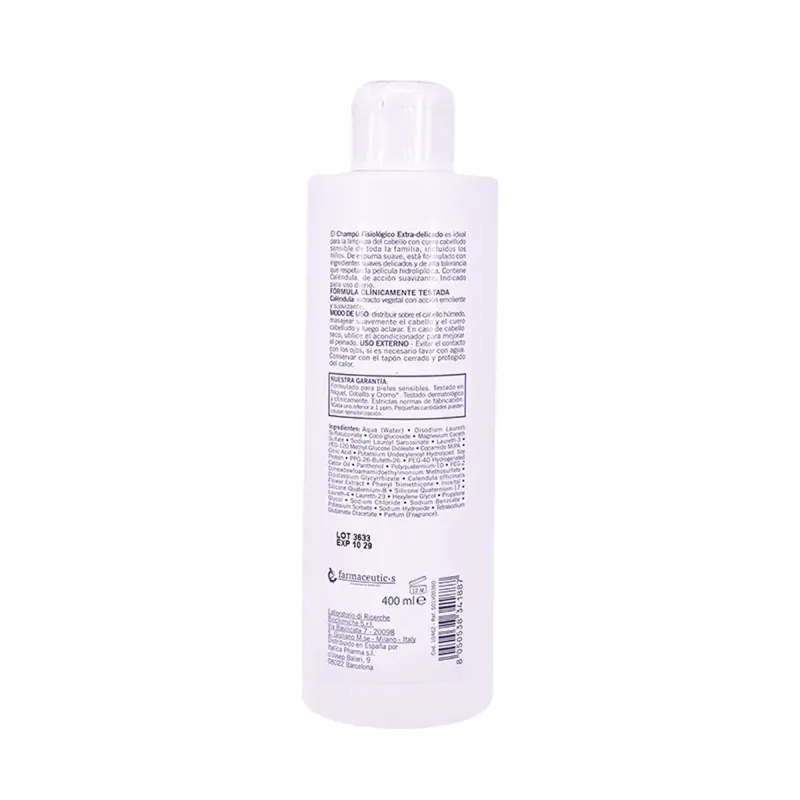 Axovital Champú Extra Delicado Fisiológico 400 ml | Farmacia Barata Axovital Champú Extra Delicado Fisiológico 400 ml | Farmacia Barata