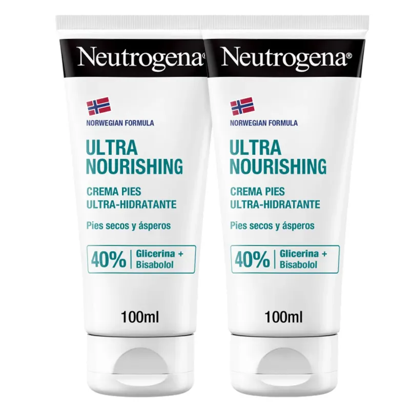 Neutrogena Fórmula Noruega Crema Pies Dúo 2x100 ml | Farmacia Barata Neutrogena Fórmula Noruega Crema Pies Dúo 2x100 ml | Farmacia Barata