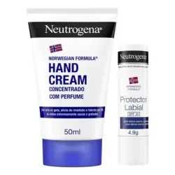 Neutrogena Crema de Manos Concentrada, 50 ml + Regalo Protector Labial
