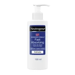 Neutrogena Crema de Manos Absorción Rápida, 140 ml
