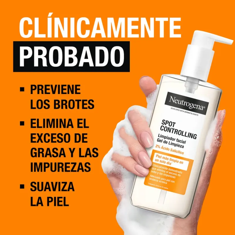 Neutrogena Spot Controlling Limpiador Facial 200 ml | Farmacia Barata Neutrogena Spot Controlling Limpiador Facial 200 ml | Farmacia Barata