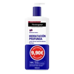 Neutrogena Hidratación Profunda Loción Corporal Absorción Inmediata, 400 ml