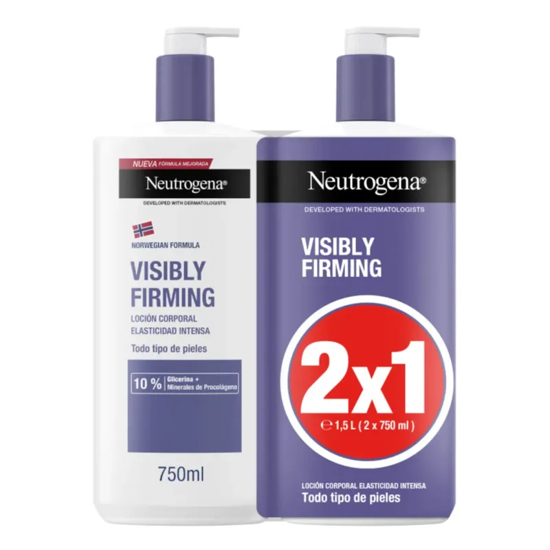 Neutrogena Elasticidad Intensa Loción Dúo 2x750 ml | Farmacia Barata Neutrogena Elasticidad Intensa Loción Dúo 2x750 ml | Farmacia Barata