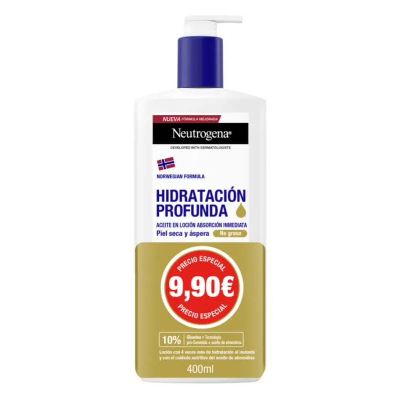 Neutrogena Aceite en Loción Absorción Inmediata | Farmacia Barata