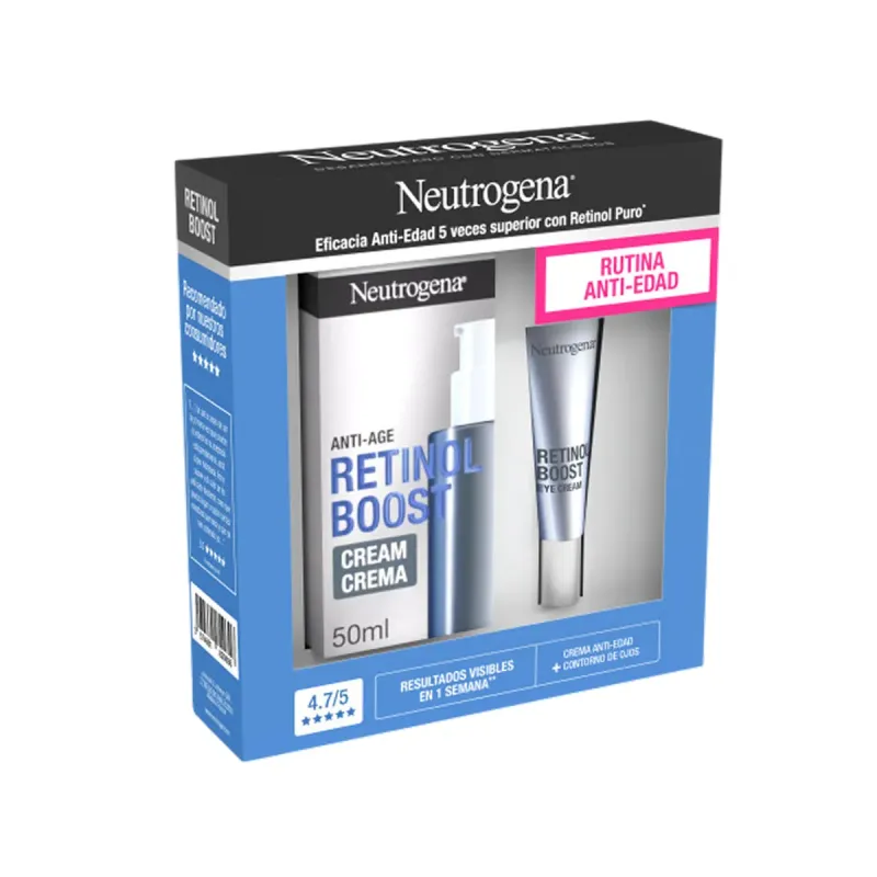 Neutrogena Retinol Boost Pack Contorno y Crema | Farmacia Barata Neutrogena Retinol Boost Pack Contorno y Crema | Farmacia Barata