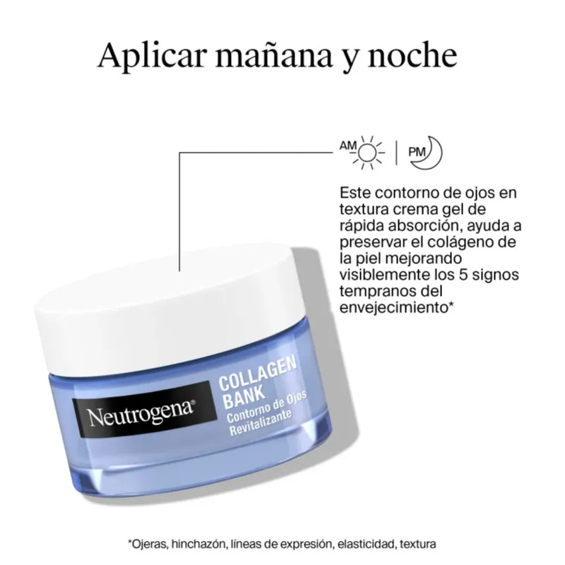 Neutrogena Collagen Bank Contorno de Ojos 15 ml | Farmacia Barata Neutrogena Collagen Bank Contorno de Ojos 15 ml | Farmacia Barata
