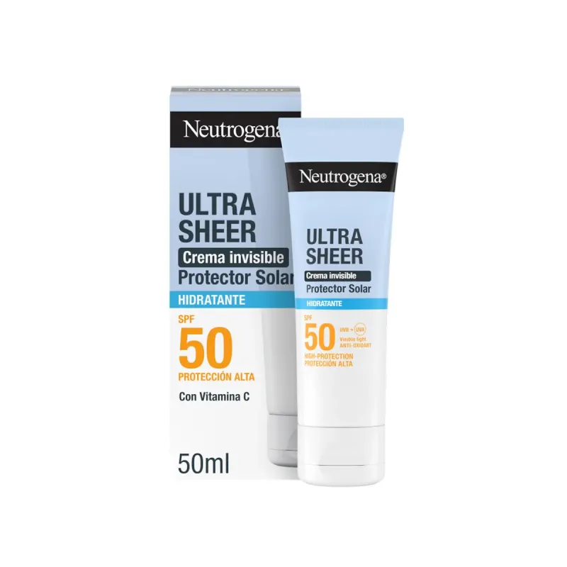 Neutrogena Sun Crema Invisible Hidratante SPF50 | Farmacia Barata