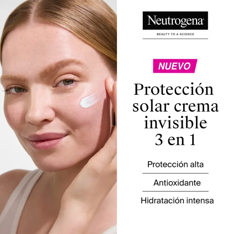 Neutrogena Sun Crema Invisible Hidratante SPF50 | Farmacia Barata