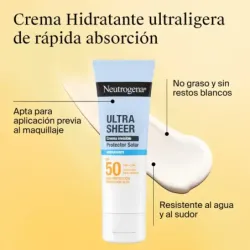 Neutrogena Sun Crema Invisible Hidratante SPF50 | Farmacia Barata