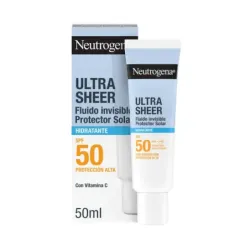 Neutrogena Sun Fluido Invisible Hidratante SPF50, 50 ml