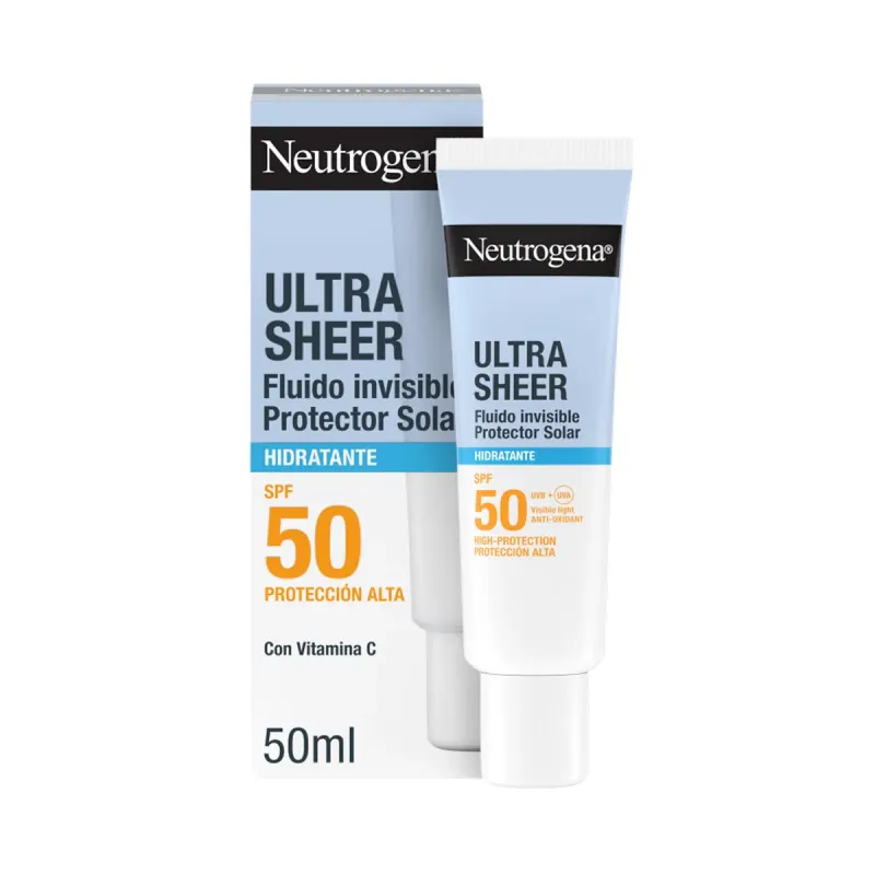 Neutrogena Sun Fluido Invisible Hidratante SPF50 | Farmacia Barata