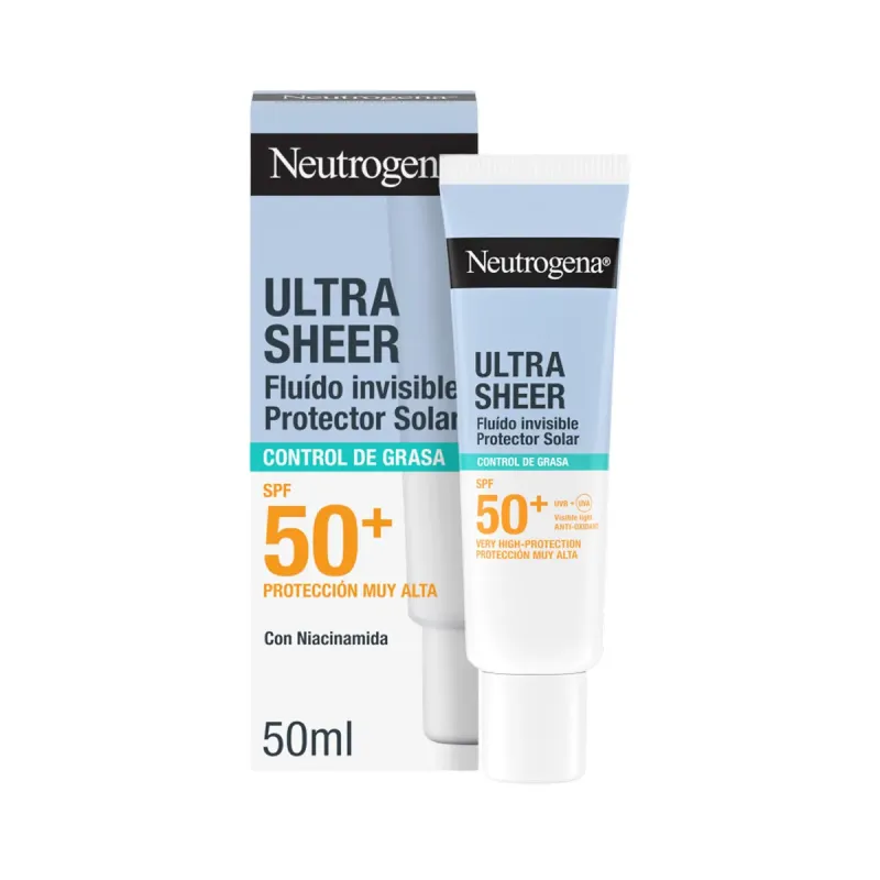 Neutrogena Sun Fluido Control de Grasa SPF50 | Farmacia Barata