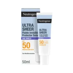 Neutrogena Sun Fluido Invisible Anti-Edad SPF50, 50 ml