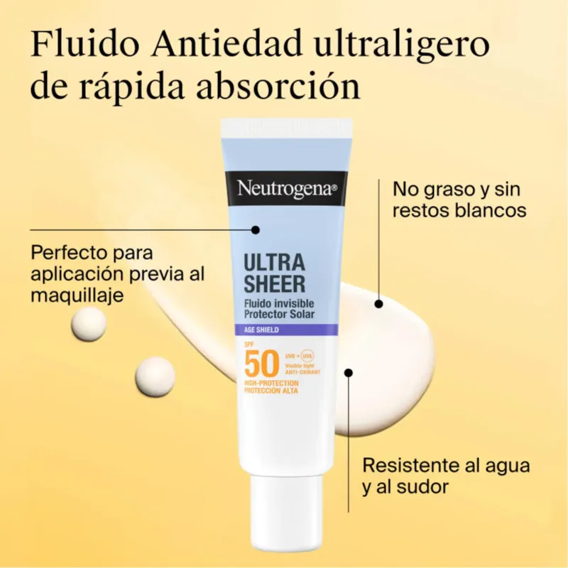 Neutrogena Sun Fluido Invisible Anti-Edad SPF50 | Farmacia Barata Neutrogena Sun Fluido Invisible Anti-Edad SPF50 | Farmacia Barata
