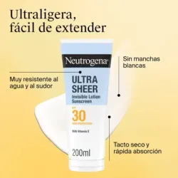 Neutrogena Sun Loción Hidratante SPF30 200 ml | Farmacia Barata Neutrogena Sun Loción Hidratante SPF30 200 ml | Farmacia Barata