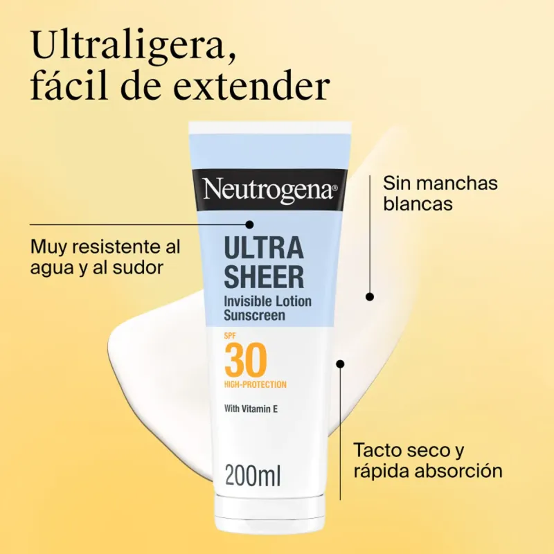 Neutrogena Sun Loción Hidratante SPF30 200 ml | Farmacia Barata Neutrogena Sun Loción Hidratante SPF30 200 ml | Farmacia Barata