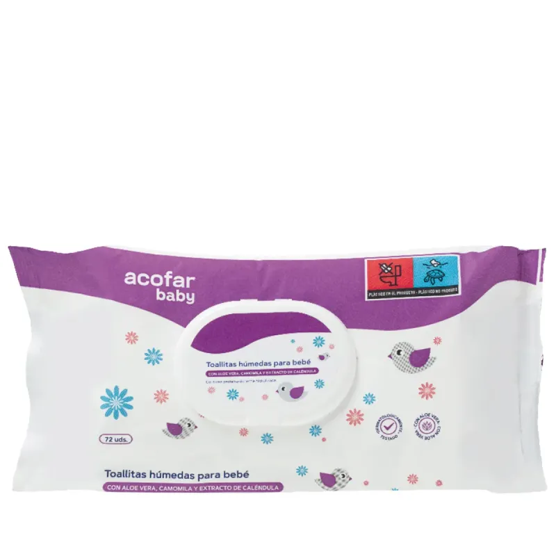 Acofarbaby Toallitas Húmedas Limpiadoras 72 Unidades | Farmacia Barata Acofarbaby Toallitas Húmedas Limpiadoras 72 Unidades | Farmacia Barata