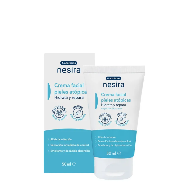 Acofar Nesira Crema Facial Piel Atópica 50 ml | Farmacia Barata