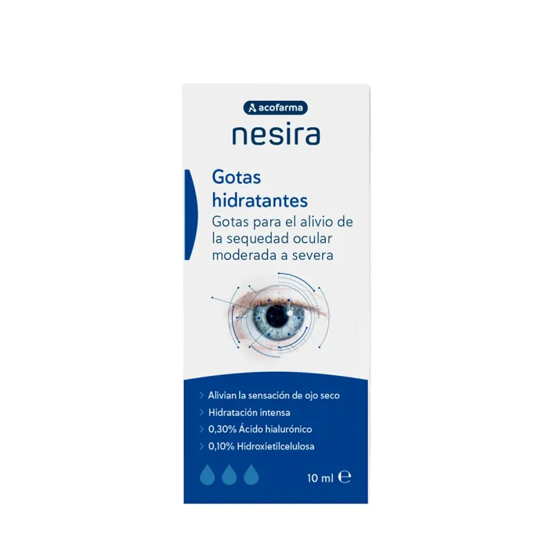 Nesira Gotas Oftálmicas Ácido Hialurónico 0,3% 10 ml | Farmacia Barata Nesira Gotas Oftálmicas Ácido Hialurónico 0,3% 10 ml | Farmacia Barata