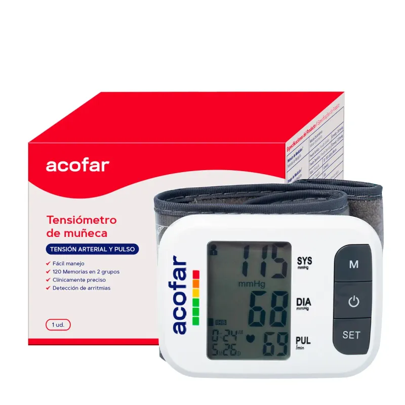 Acofar Tensiómetro Digital de Muñeca Automático | Farmacia Barata Acofar Tensiómetro Digital de Muñeca Automático | Farmacia Barata