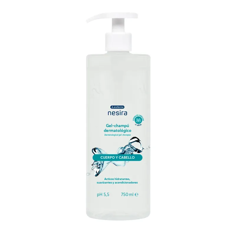 Acofar Nesira Gel-Champú Familiar 2 en 1 750 ml | Farmacia Barata Acofar Nesira Gel-Champú Familiar 2 en 1 750 ml | Farmacia Barata