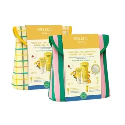 Weleda neceser Baby  imprescindibles bebé, crema pañal 75 ml + gel champú 200 ml