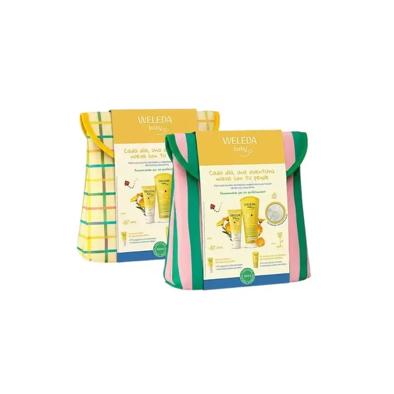 Weleda neceser Baby imprescindibles bebé, crema pañal 75 ml + gel champú 200 ml Weleda neceser Baby imprescindibles bebé, crema pañal 75 ml + gel champú 200 ml