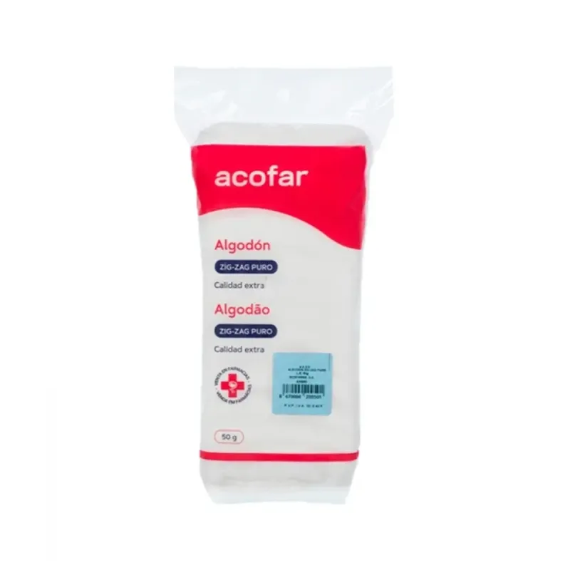Acofar Algodon Zig-Zag Puro, 50 g