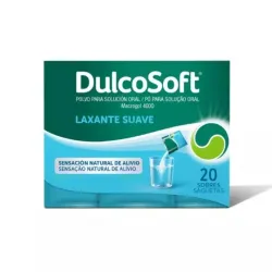 DulcoSoft laxante suave solución oral, 20 sobres