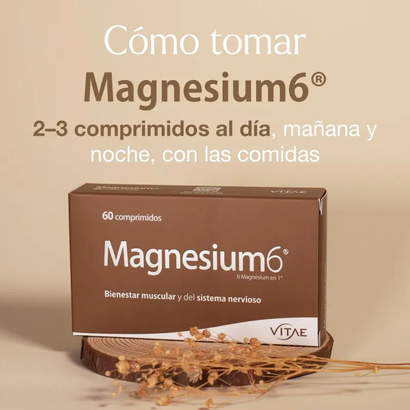 Vitae Magnesium6, 20 comprimidos | Farmacia Barata
