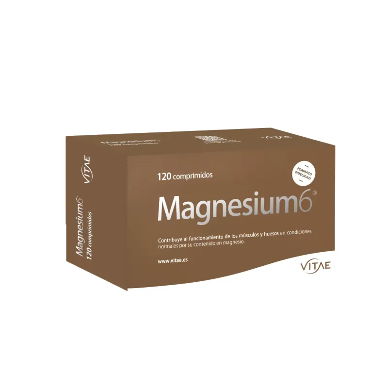 Vitae Magnesium6 formato ahorro, 120 cápsulas | Farmacia Barata