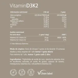 Vitae Vitamin D3K2 10ml | Farmacia Barata Vitae Vitamin D3K2 10ml | Farmacia Barata