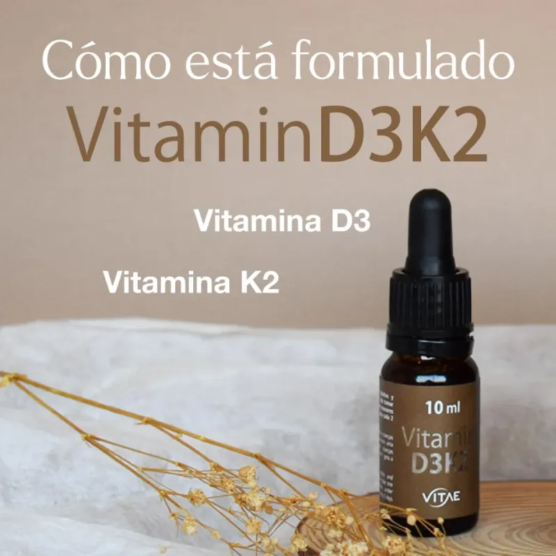 Vitae Vitamin D3K2 10ml | Farmacia Barata Vitae Vitamin D3K2 10ml | Farmacia Barata