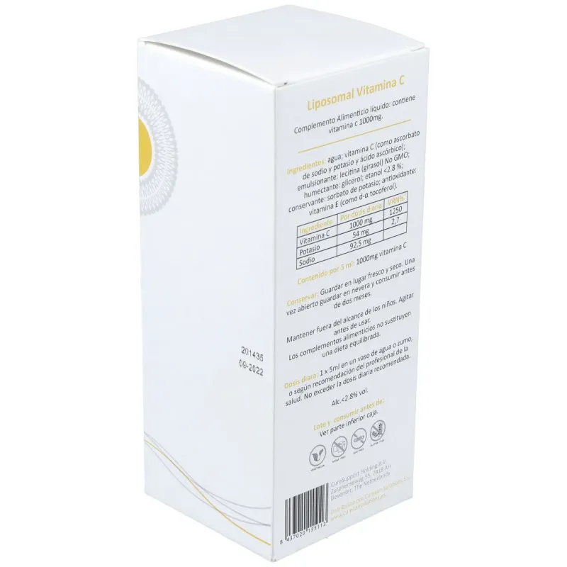 Liposomal vitamina c 250ml. | Farmacia Barata