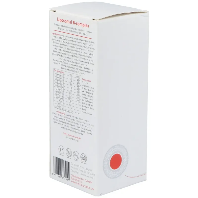 Curesupport liposomal b complex 150ml | Farmacia Barata Curesupport liposomal b complex 150ml | Farmacia Barata