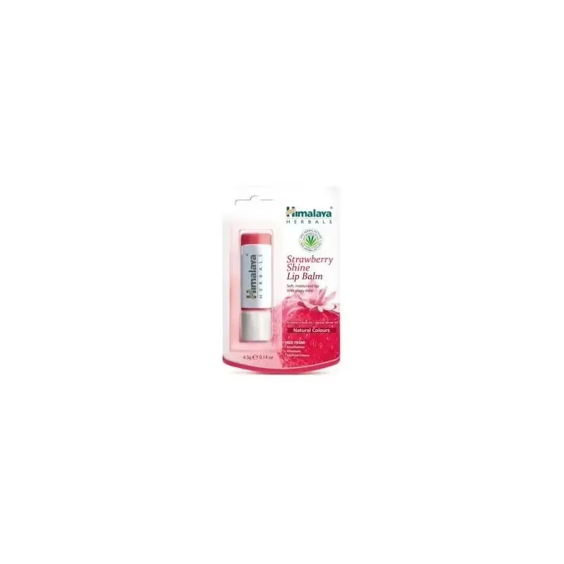 Himalaya herbals bálsamo labial brillo de fresa 4,5g | Farmacia Barata