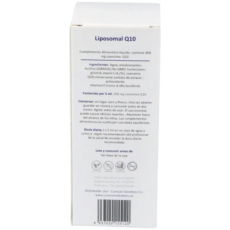 Liposomal q10 150ml. | Farmacia Barata