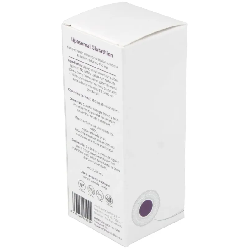 Curesupport liposomal glutation 100ml | Farmacia Barata