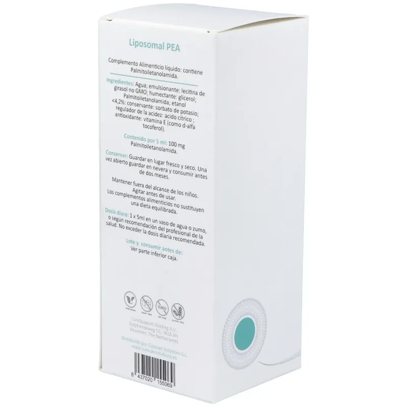 Curesupport liposomal pea 250ml | Farmacia Barata