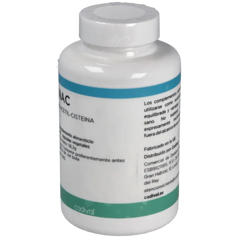 Codival nac n acetil cisteina 120caps | Farmacia Barata