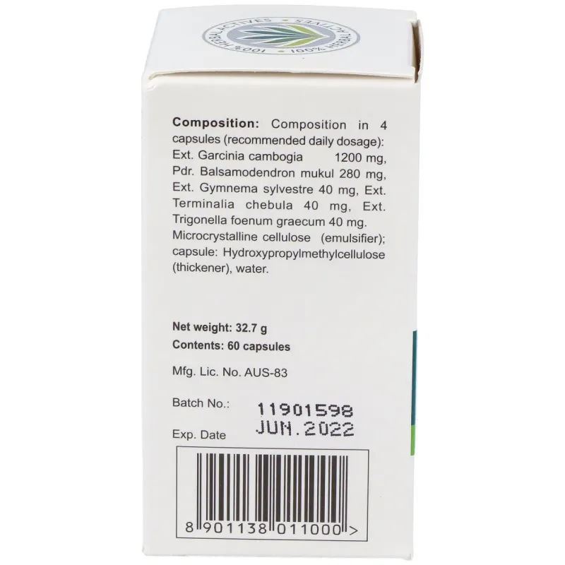 Himalaya healthcare ayurslim adelgazar 60cáps | Farmacia Barata