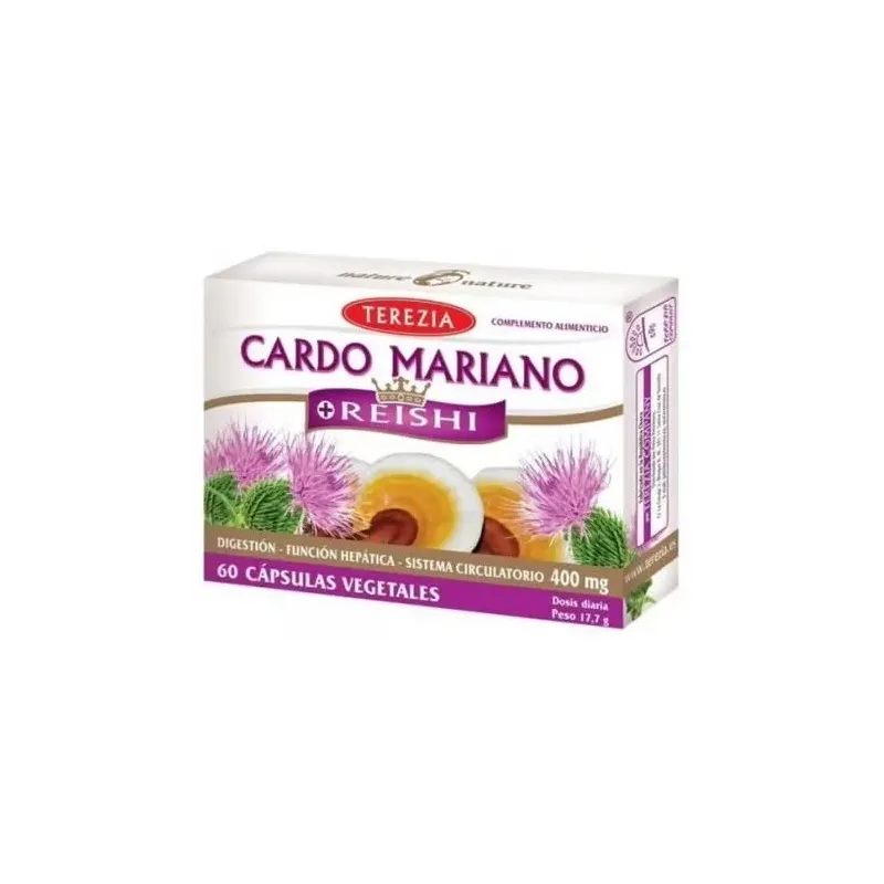 Terezia cardo mariano + reishi 60caps | Farmacia Barata