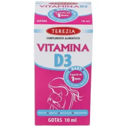 Terezia vitamina d3 gotas 10ml