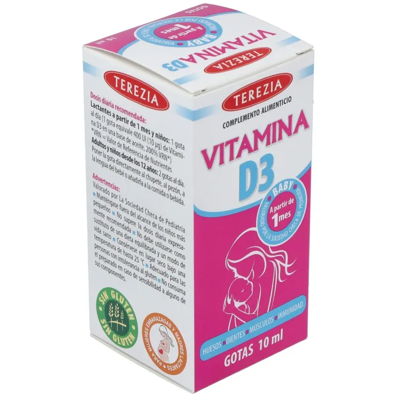 Terezia vitamina d3 gotas 10ml | Farmacia Barata