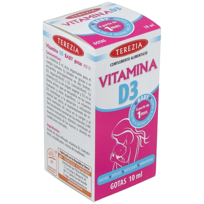 Terezia vitamina d3 gotas 10ml | Farmacia Barata