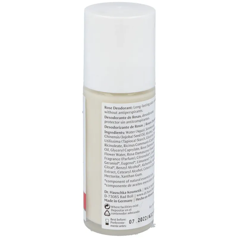 Dr. hauschka desodoran petal rosas 50 ml | Farmacia Barata