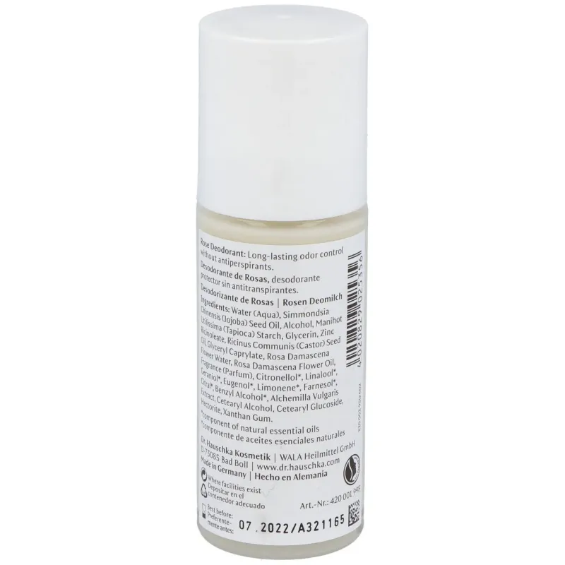 Dr. hauschka desodoran petal rosas 50 ml | Farmacia Barata