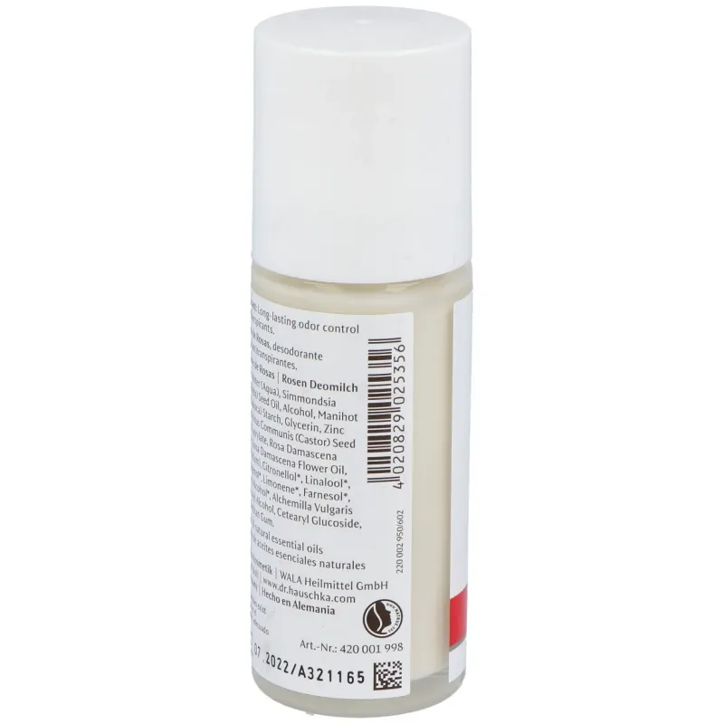 Dr. hauschka desodoran petal rosas 50 ml | Farmacia Barata