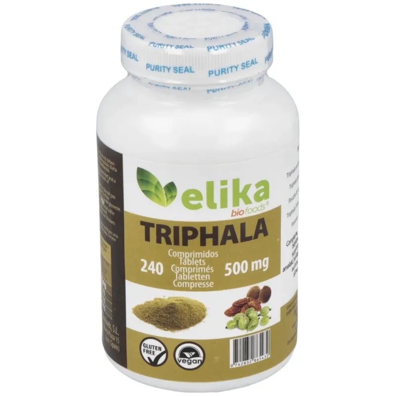 Elika biofoods® triphala 240comp | Farmacia Barata